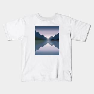 Lake Reflection Kids T-Shirt